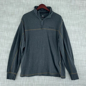 Timberland Mens Size L long sleeve pullover shirt gray 1715